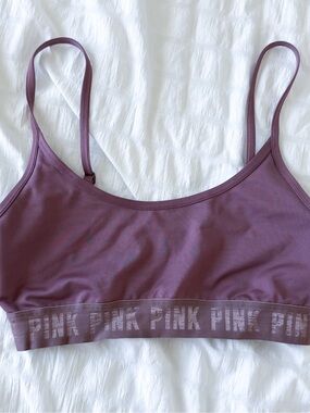 PINK Victoria's Secret Seamless Bralette — Dusty Mauve
